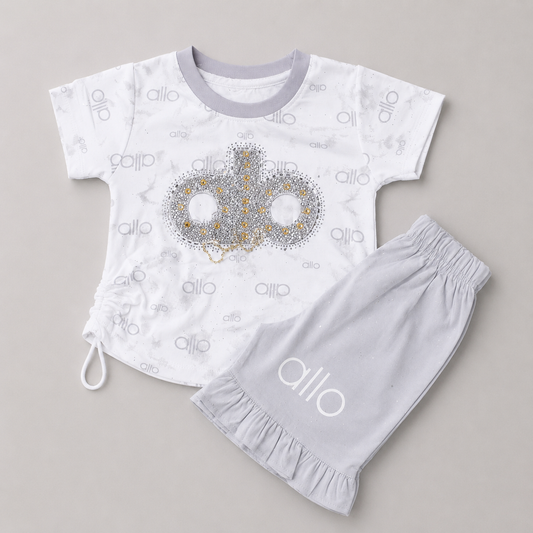 AB Girls Printed Summer Co-Ord Set