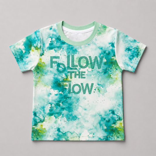 Follow The Flow Boys Graphic T-Shirt