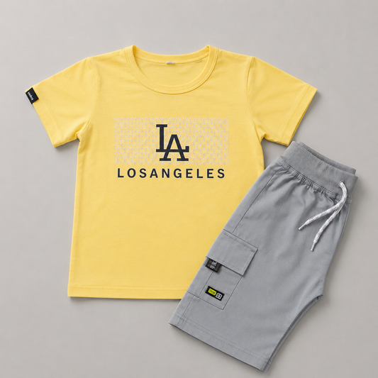 Los Angeles Boys Casual Summer Co-ord