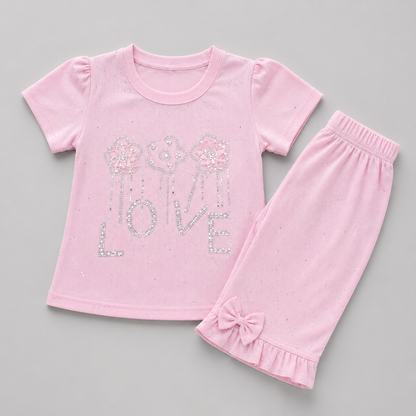 Lovely Blossom Capri Girls Set