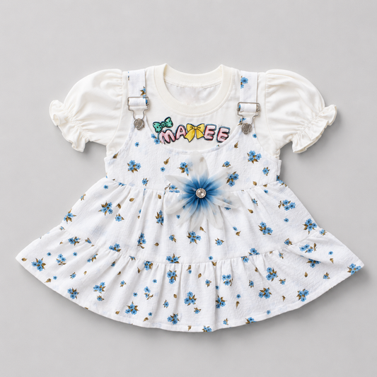 Elegant Girls Floral Layered Co-Ord Set
