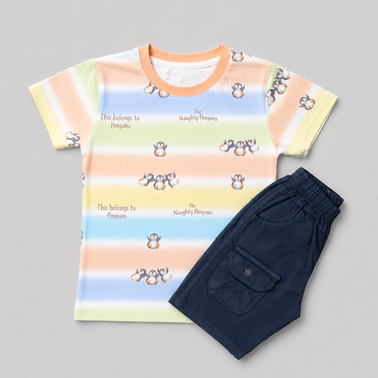Naughty Penguin Boys Summer Set