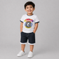 Genius Graphic Denim Shorts Summer Set