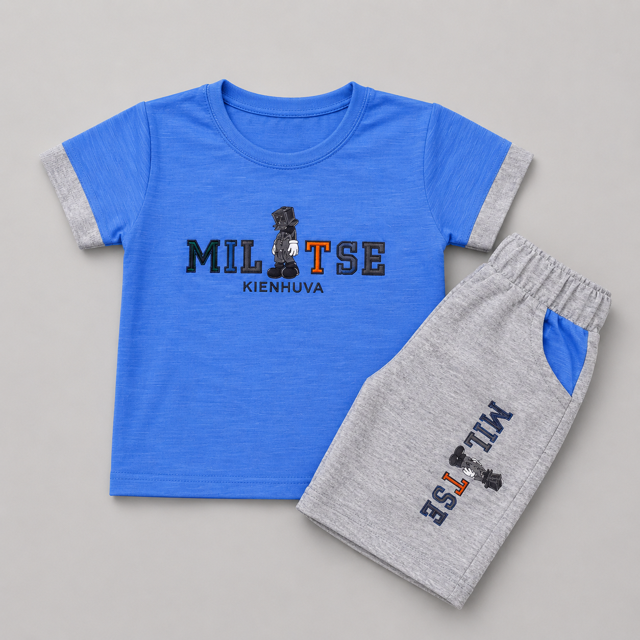 Milotse Graphic Casual Summer Shorts Set