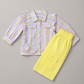 Pastel Rainbow Stripe Girls Co-Ord Set