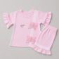 Elegant Girls Frill Sleeve Summer Co-Ord Set