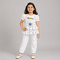 Elegant Girls Floral Layered Co-Ord Set