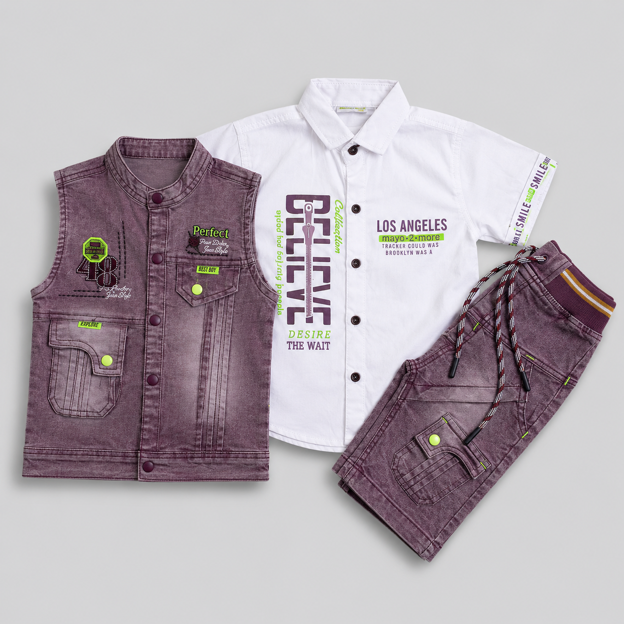 Los Angeles Boys 3-Piece Fashion Set