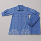 Luxury Embroidered Girls Co-Ord Set