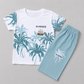 Tropical Summer Palm Tree Capri Set