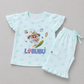 Labubu Doll Printed Girls Set