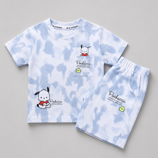 Pochacca Tie Dye Casual Kids Set
