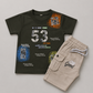 Sporty Street Boys Cargo Shorts Set