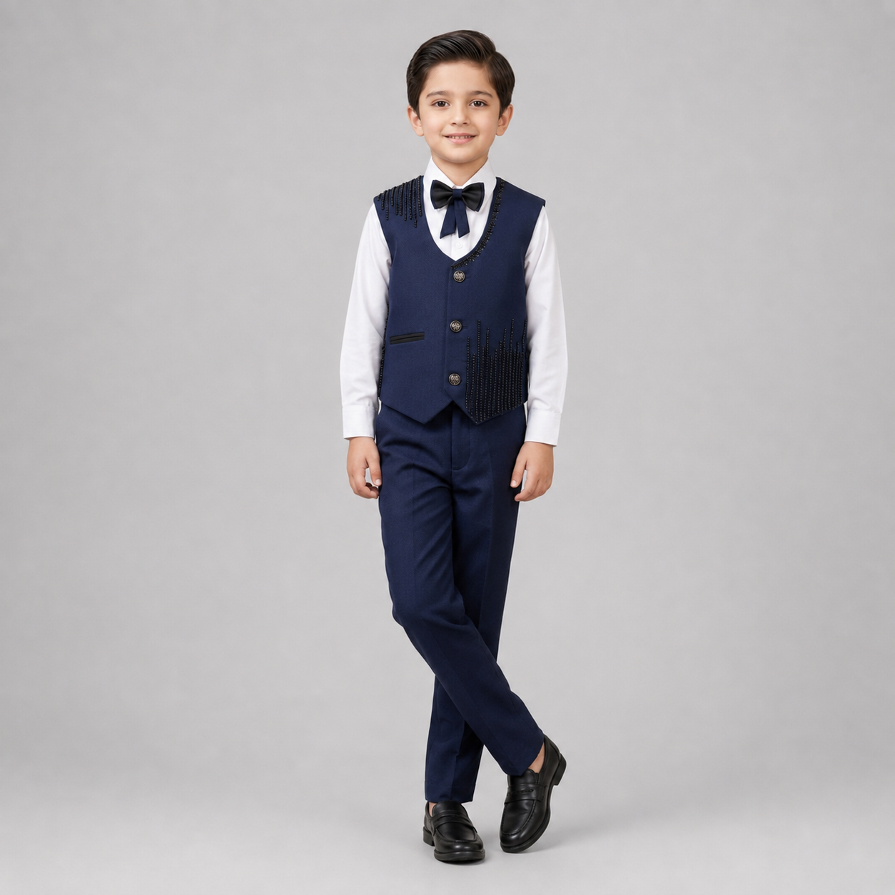 Elegant Beaded Boys Formal 3-Piece Set GE7798