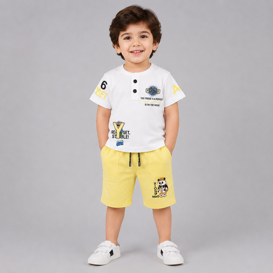 Urban Explorer Boys Summer Shorts Set