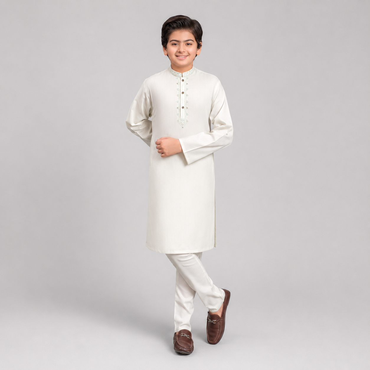 Classic Embroidered Boys Kurta Pajama