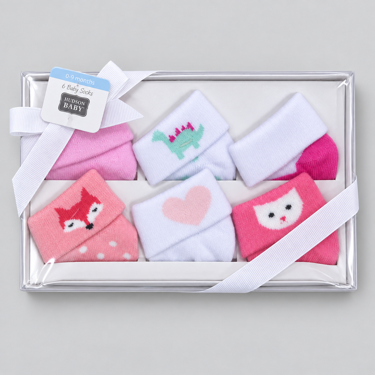Premium Unisex 6-Pack Cute Baby Socks