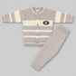 Premium Striped Knitted Baby Winter 2-Piece Set