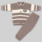 Premium Striped Knitted Baby Winter 2-Piece Set