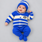 Premium Striped Knitted Baby Winter 2-Piece Set
