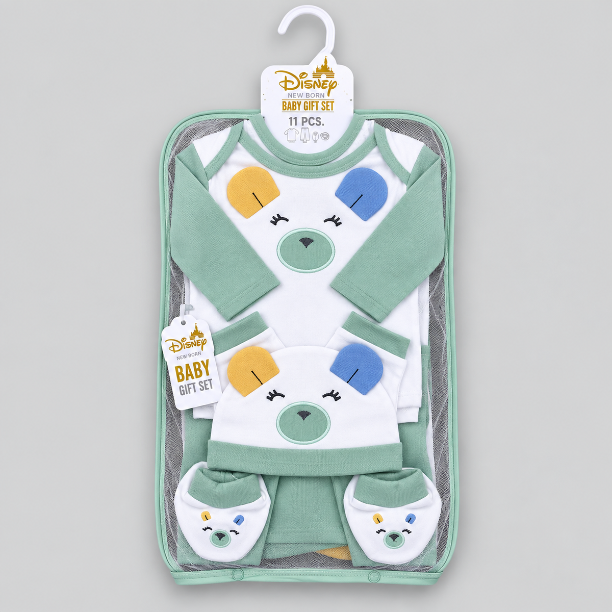 Cute Bear 11-Piece Newborn Baby Starter Set