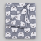 Soft Bear Print Baby Winter Shawl