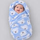 Soft Bear Print Baby Winter Shawl